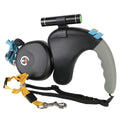 Retractable Double Pet Supplies Rotation Pet Rope with Light Dual Dog Rope Leash for 2 Dogs Walking Pet Traction Rope Belt
